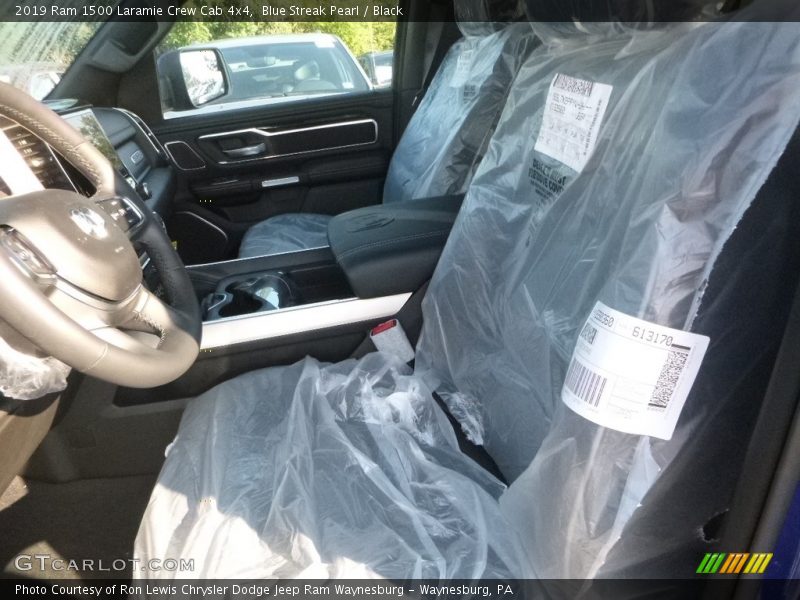Blue Streak Pearl / Black 2019 Ram 1500 Laramie Crew Cab 4x4
