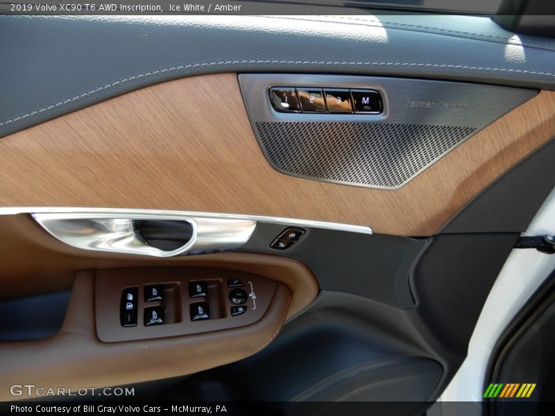 Ice White / Amber 2019 Volvo XC90 T6 AWD Inscription