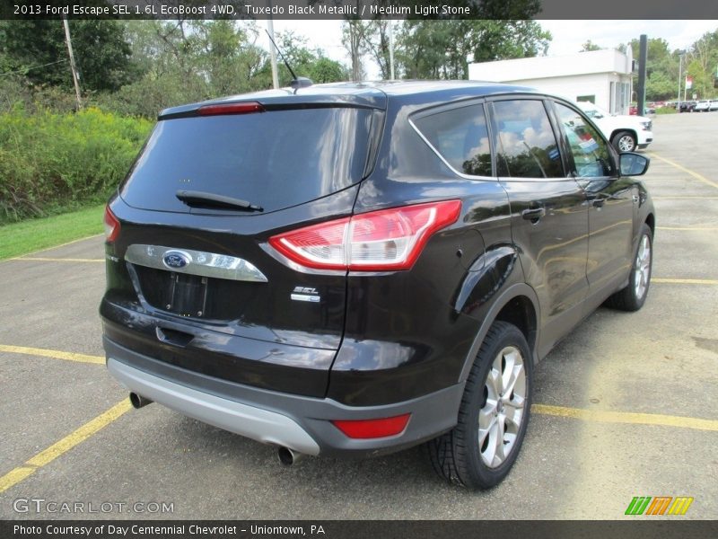 Tuxedo Black Metallic / Medium Light Stone 2013 Ford Escape SEL 1.6L EcoBoost 4WD