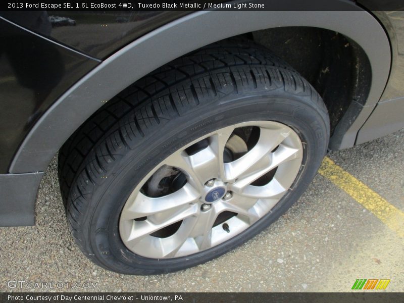 Tuxedo Black Metallic / Medium Light Stone 2013 Ford Escape SEL 1.6L EcoBoost 4WD