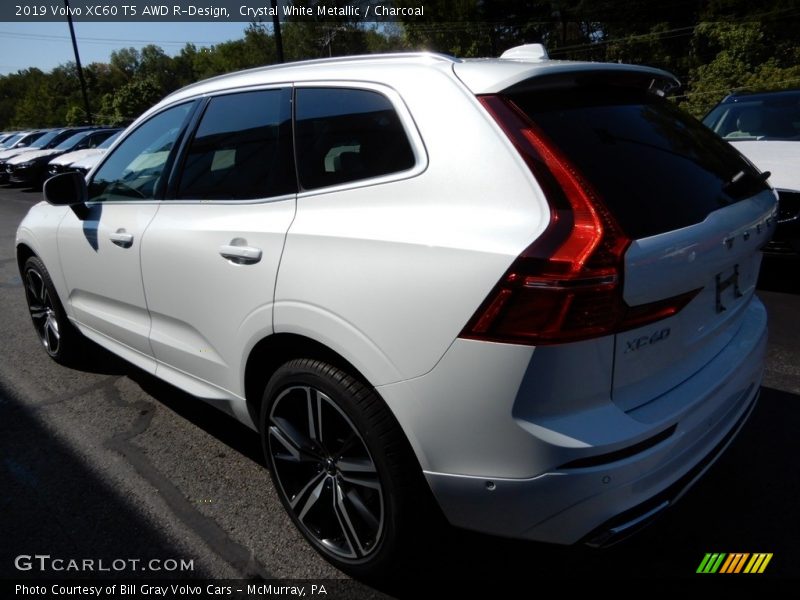 Crystal White Metallic / Charcoal 2019 Volvo XC60 T5 AWD R-Design