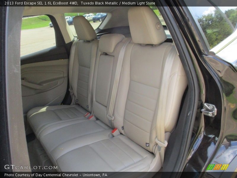 Tuxedo Black Metallic / Medium Light Stone 2013 Ford Escape SEL 1.6L EcoBoost 4WD