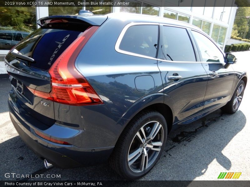 Denim Blue Metallic / Amber 2019 Volvo XC60 T6 AWD Momentum