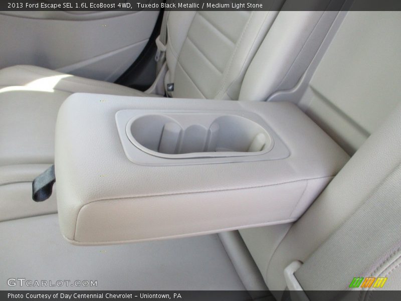 Tuxedo Black Metallic / Medium Light Stone 2013 Ford Escape SEL 1.6L EcoBoost 4WD