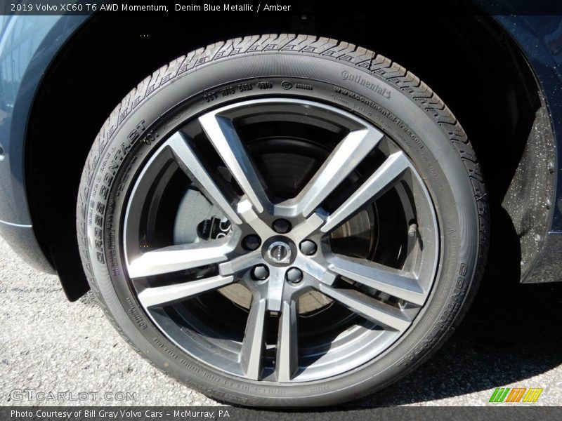 Denim Blue Metallic / Amber 2019 Volvo XC60 T6 AWD Momentum