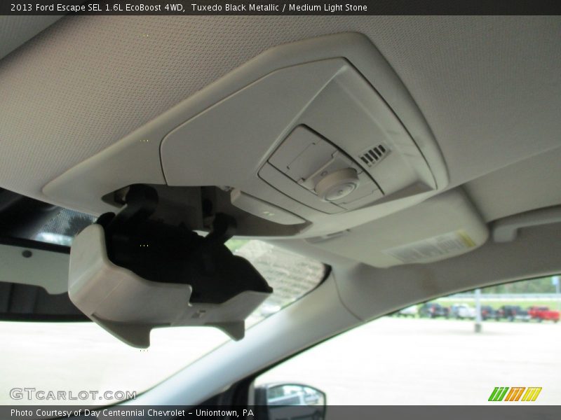 Tuxedo Black Metallic / Medium Light Stone 2013 Ford Escape SEL 1.6L EcoBoost 4WD