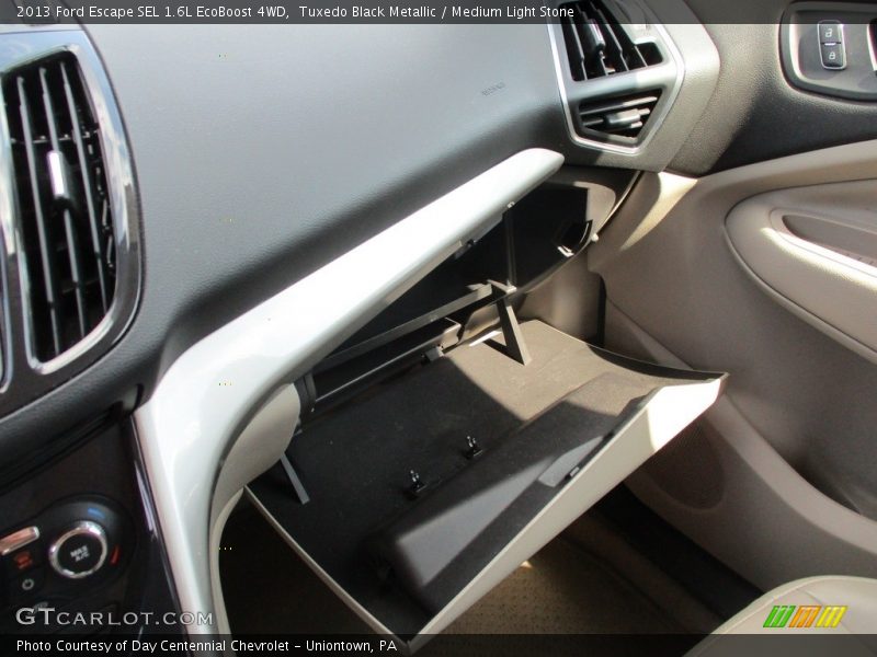 Tuxedo Black Metallic / Medium Light Stone 2013 Ford Escape SEL 1.6L EcoBoost 4WD