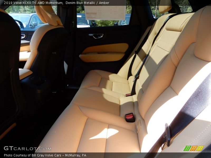 Denim Blue Metallic / Amber 2019 Volvo XC60 T6 AWD Momentum