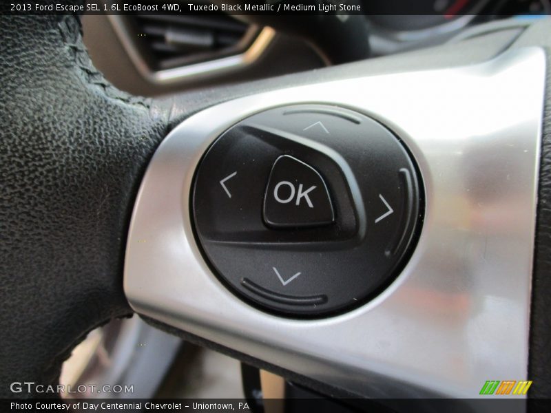 Tuxedo Black Metallic / Medium Light Stone 2013 Ford Escape SEL 1.6L EcoBoost 4WD