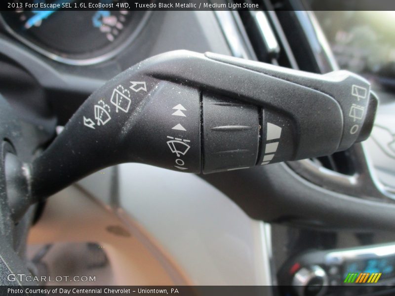 Tuxedo Black Metallic / Medium Light Stone 2013 Ford Escape SEL 1.6L EcoBoost 4WD