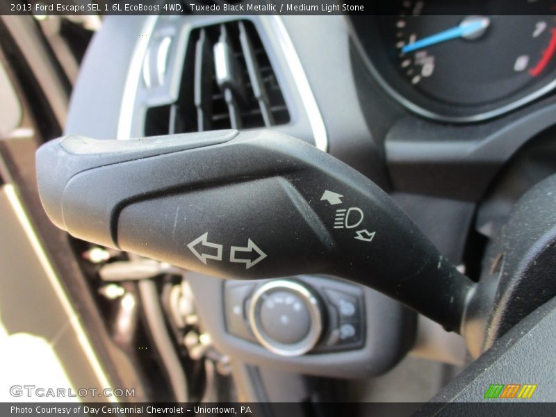 Tuxedo Black Metallic / Medium Light Stone 2013 Ford Escape SEL 1.6L EcoBoost 4WD