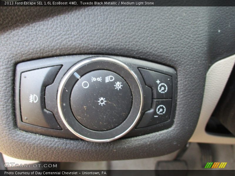 Tuxedo Black Metallic / Medium Light Stone 2013 Ford Escape SEL 1.6L EcoBoost 4WD