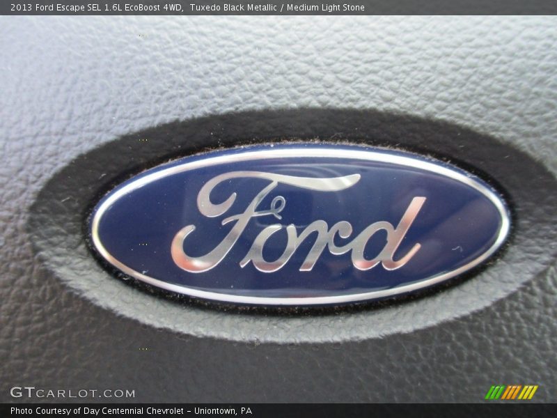 Tuxedo Black Metallic / Medium Light Stone 2013 Ford Escape SEL 1.6L EcoBoost 4WD