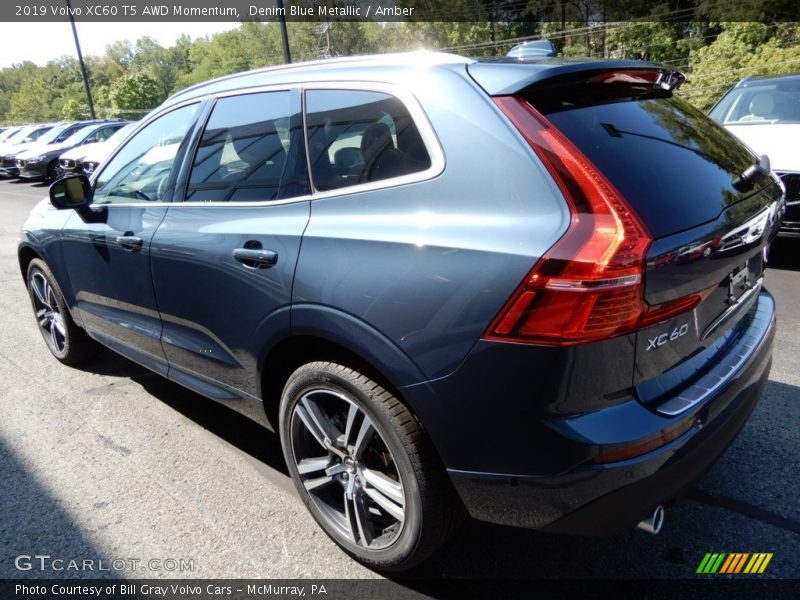 Denim Blue Metallic / Amber 2019 Volvo XC60 T5 AWD Momentum
