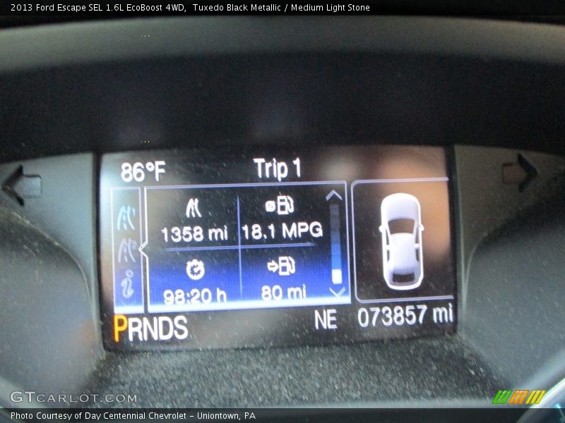 Tuxedo Black Metallic / Medium Light Stone 2013 Ford Escape SEL 1.6L EcoBoost 4WD