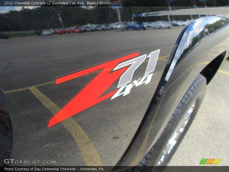 Black / Ebony 2012 Chevrolet Colorado LT Extended Cab 4x4