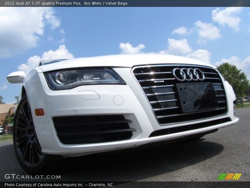 Ibis White / Velvet Beige 2012 Audi A7 3.0T quattro Premium Plus