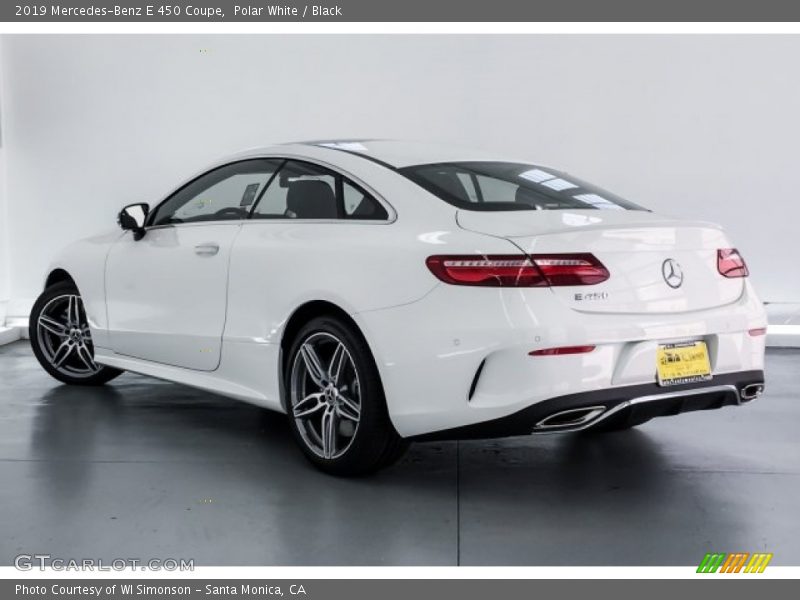 Polar White / Black 2019 Mercedes-Benz E 450 Coupe