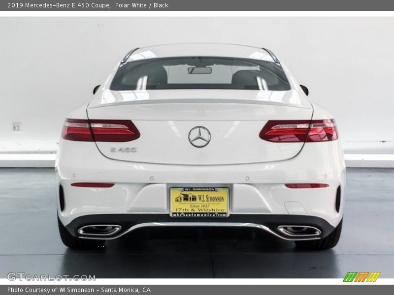 Polar White / Black 2019 Mercedes-Benz E 450 Coupe