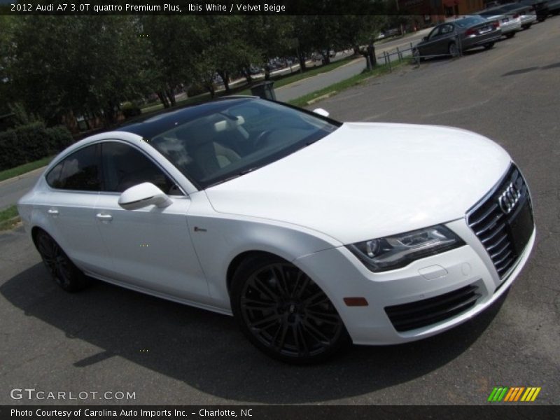 Ibis White / Velvet Beige 2012 Audi A7 3.0T quattro Premium Plus