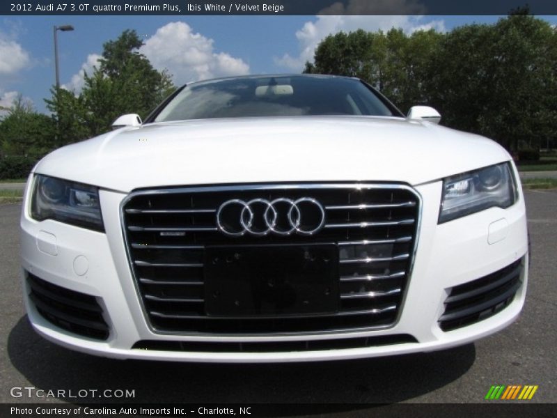 Ibis White / Velvet Beige 2012 Audi A7 3.0T quattro Premium Plus