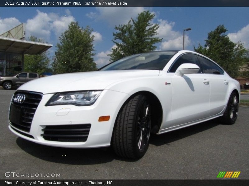 Ibis White / Velvet Beige 2012 Audi A7 3.0T quattro Premium Plus