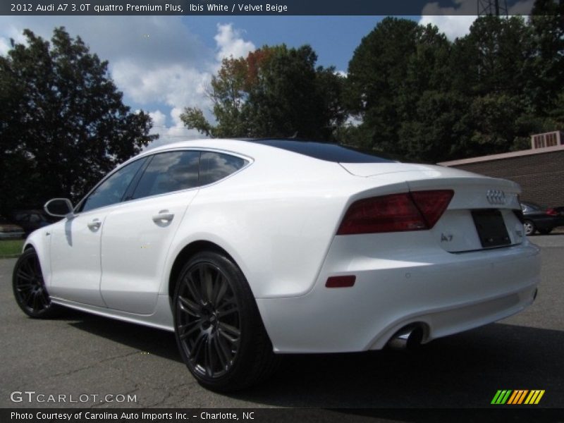 Ibis White / Velvet Beige 2012 Audi A7 3.0T quattro Premium Plus