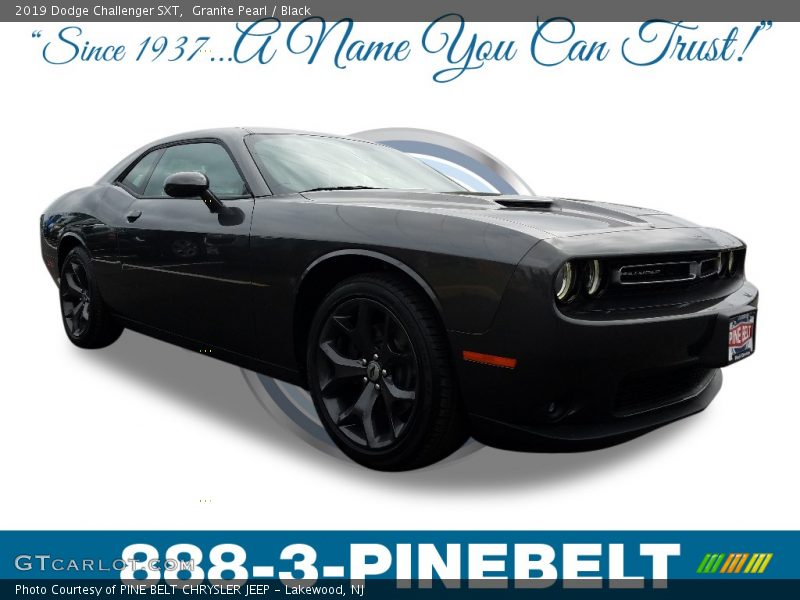 Granite Pearl / Black 2019 Dodge Challenger SXT