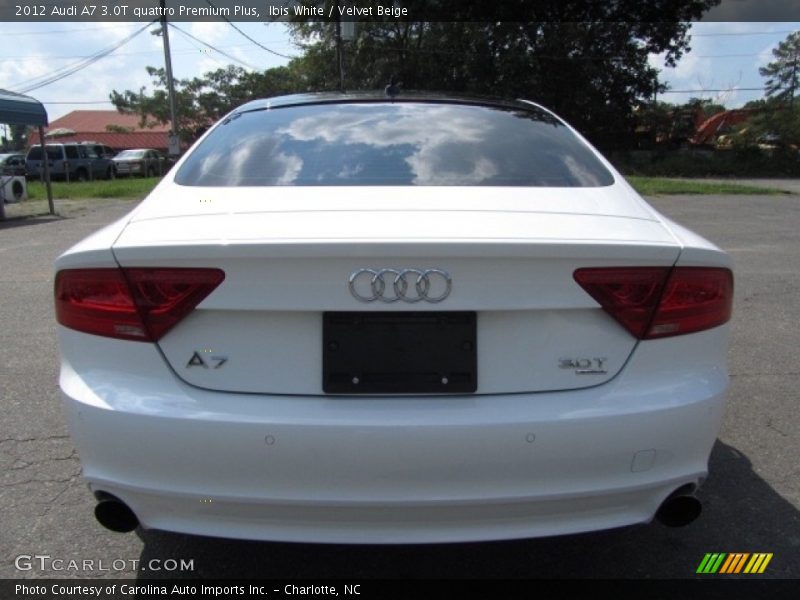 Ibis White / Velvet Beige 2012 Audi A7 3.0T quattro Premium Plus