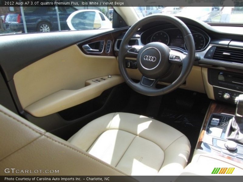 Ibis White / Velvet Beige 2012 Audi A7 3.0T quattro Premium Plus