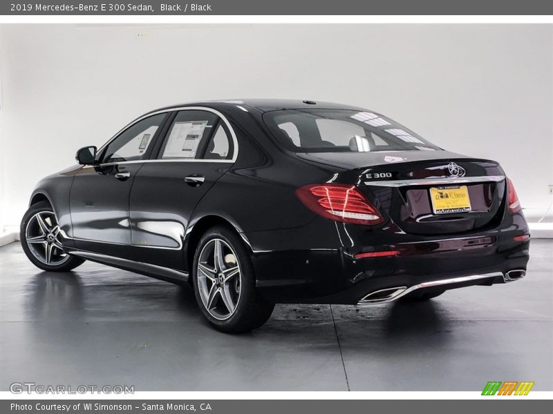 Black / Black 2019 Mercedes-Benz E 300 Sedan