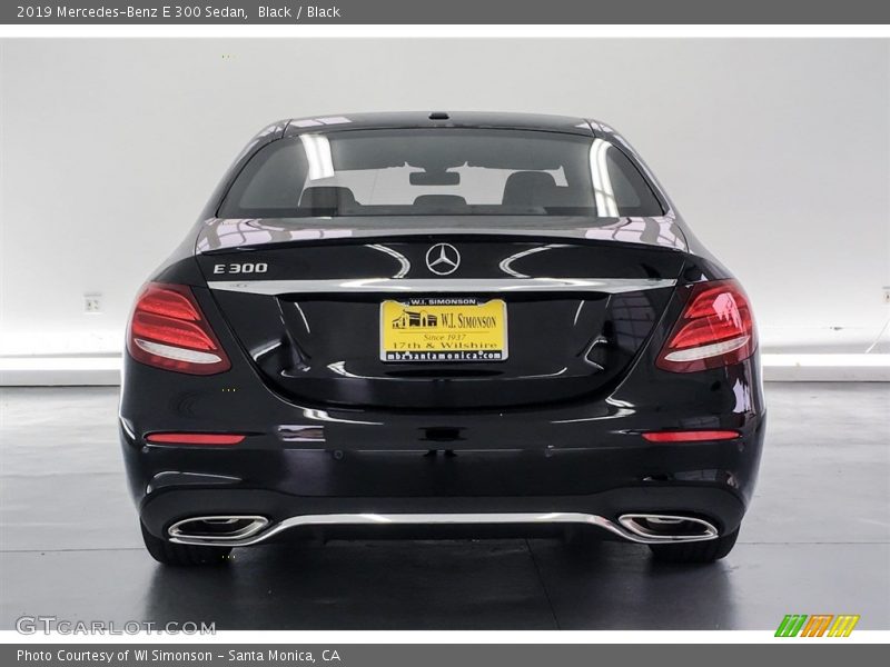 Black / Black 2019 Mercedes-Benz E 300 Sedan