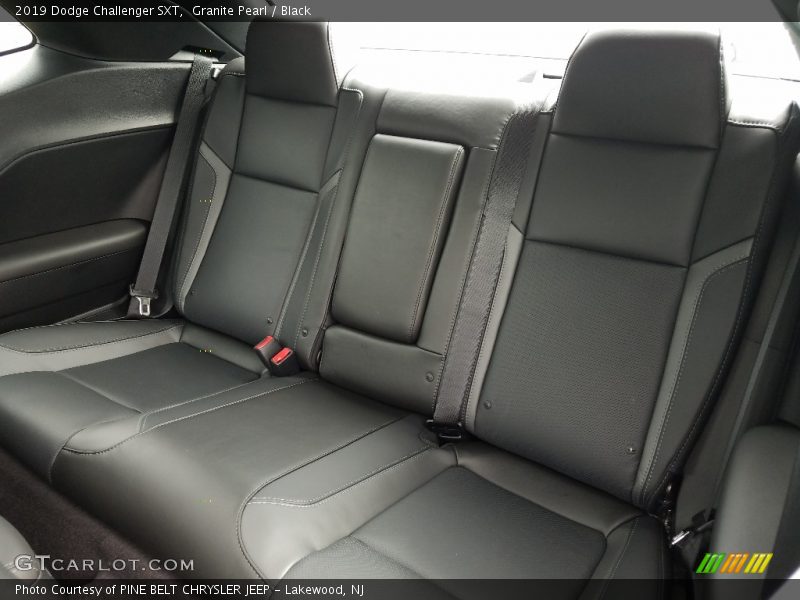 Rear Seat of 2019 Challenger SXT