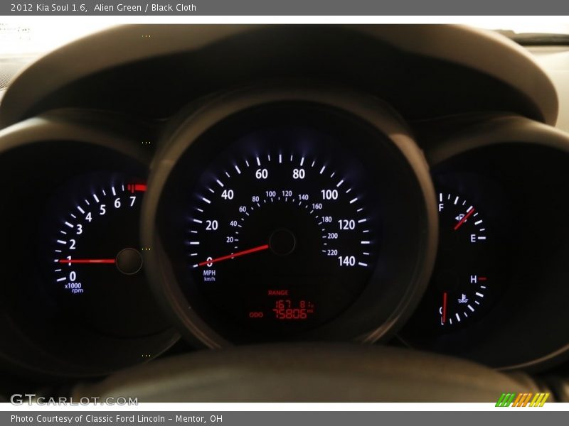 Alien Green / Black Cloth 2012 Kia Soul 1.6
