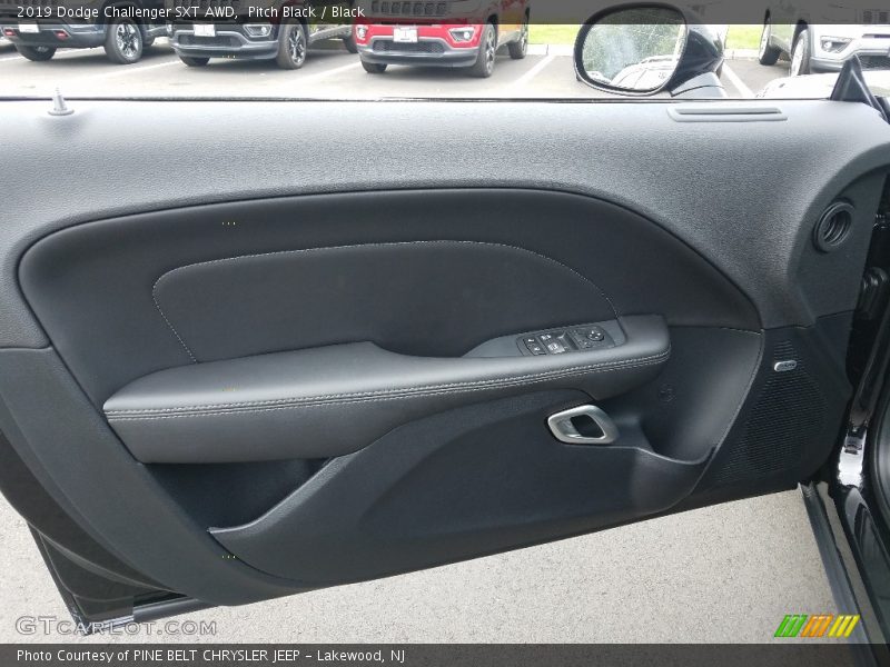 Pitch Black / Black 2019 Dodge Challenger SXT AWD