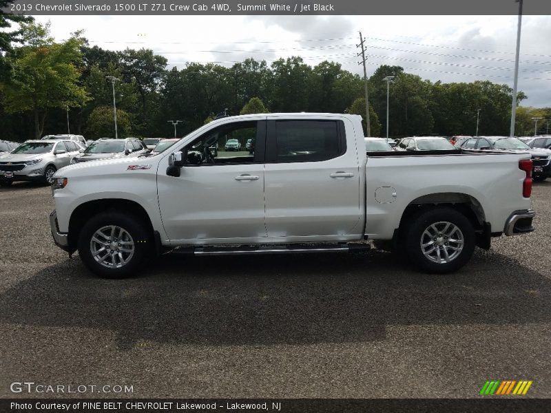 Summit White / Jet Black 2019 Chevrolet Silverado 1500 LT Z71 Crew Cab 4WD