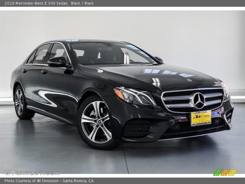 Black / Black 2019 Mercedes-Benz E 300 Sedan