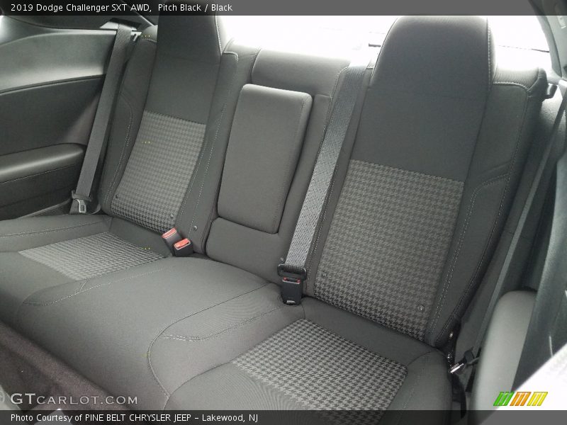 Rear Seat of 2019 Challenger SXT AWD