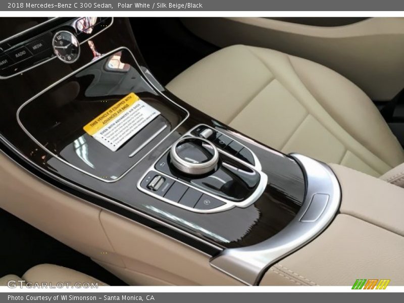 Polar White / Silk Beige/Black 2018 Mercedes-Benz C 300 Sedan