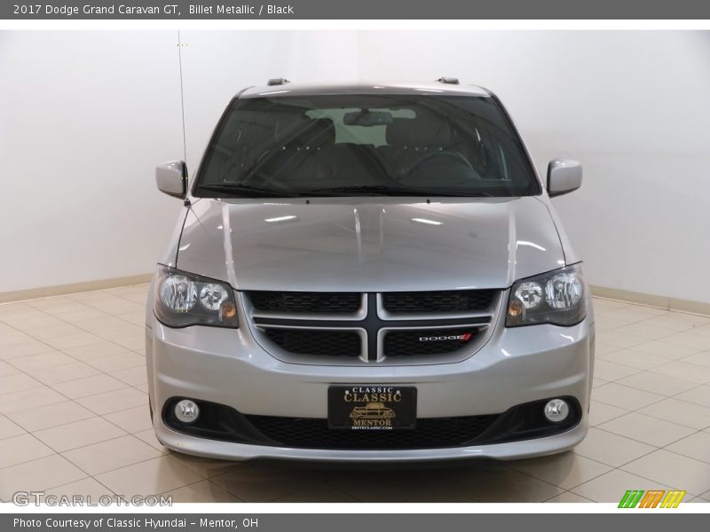 Billet Metallic / Black 2017 Dodge Grand Caravan GT