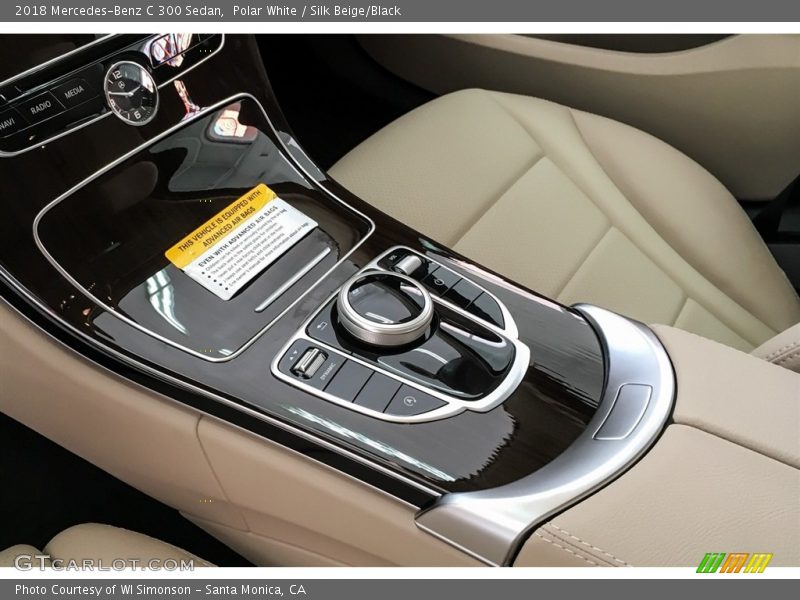 Polar White / Silk Beige/Black 2018 Mercedes-Benz C 300 Sedan
