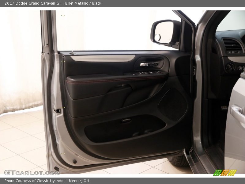 Billet Metallic / Black 2017 Dodge Grand Caravan GT