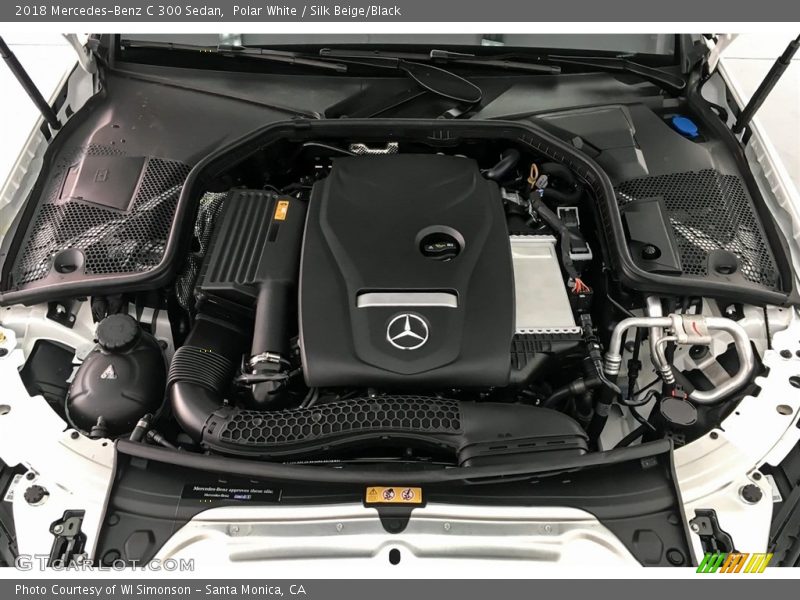 Polar White / Silk Beige/Black 2018 Mercedes-Benz C 300 Sedan