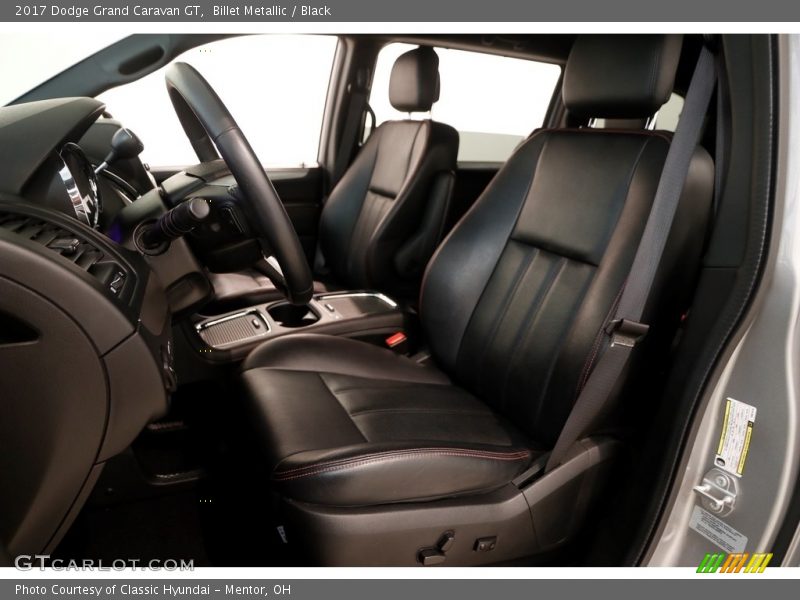 Billet Metallic / Black 2017 Dodge Grand Caravan GT