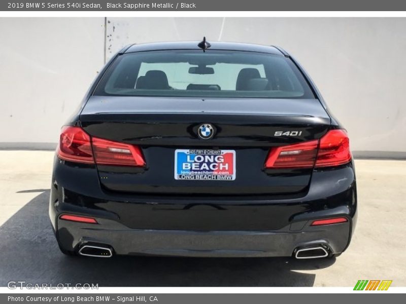 Black Sapphire Metallic / Black 2019 BMW 5 Series 540i Sedan