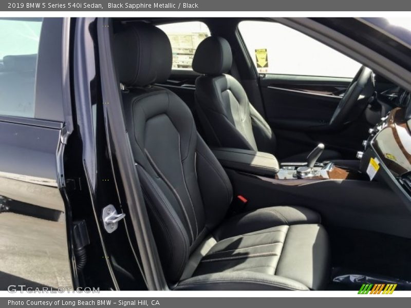 Black Sapphire Metallic / Black 2019 BMW 5 Series 540i Sedan