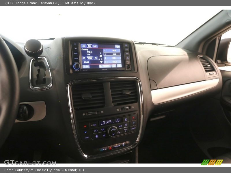 Billet Metallic / Black 2017 Dodge Grand Caravan GT