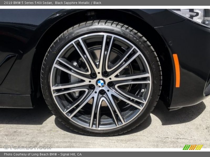 Black Sapphire Metallic / Black 2019 BMW 5 Series 540i Sedan