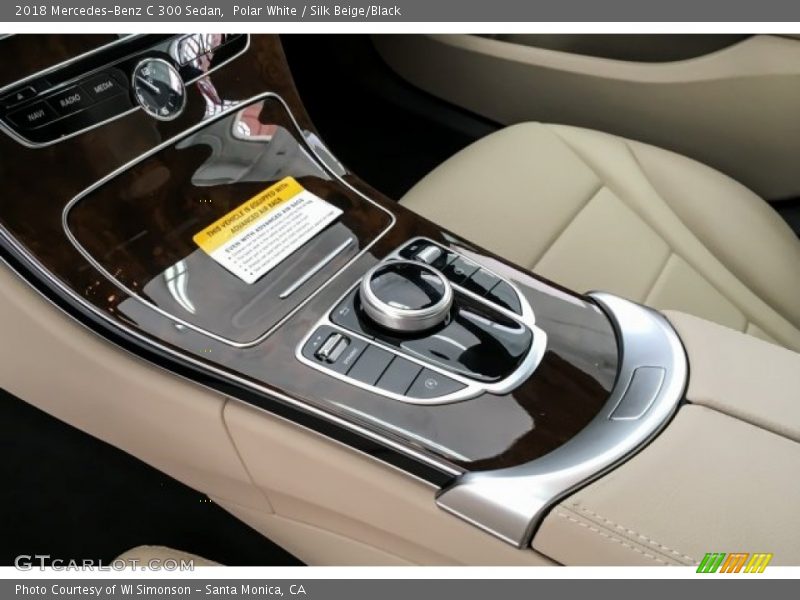 Polar White / Silk Beige/Black 2018 Mercedes-Benz C 300 Sedan