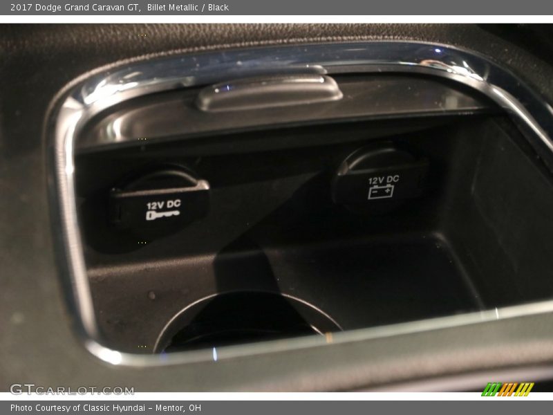 Billet Metallic / Black 2017 Dodge Grand Caravan GT
